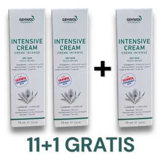 Gehwol intensive cream 75 ml 11 + 1 gratis